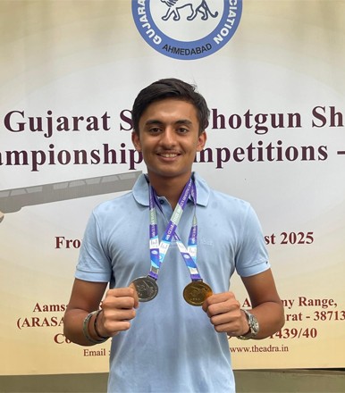 Manavrajsinh Chudasama - Youngest Shotgun Shooter in Gujarat